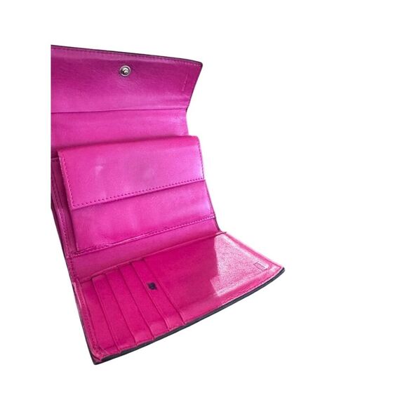 Fendi Women's Trifold Multicolor Geometric Leather Wallet One Size - Picture 6 of 10